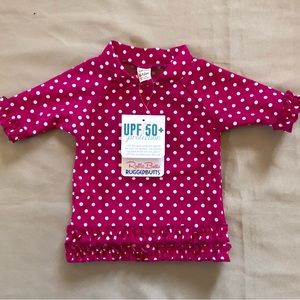 Infant Rashguard UPF 50+ Sun Shirt Ruffles 6-12 months Rugged Butts Nordstroms